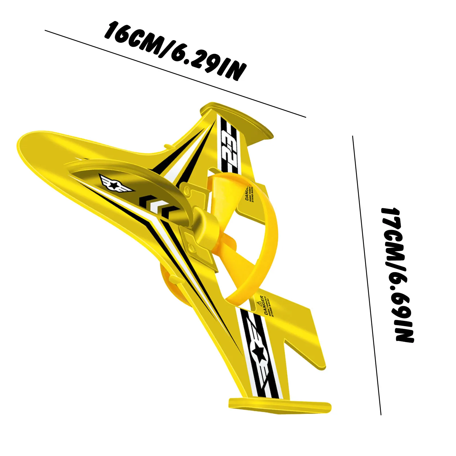 

Bubble catapult airplane toy puzzle outdoor bubble catapult airplane, one-button catapult model foam airplane for children F4*