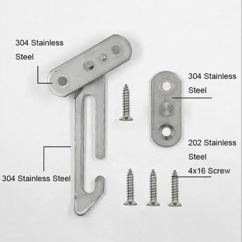 

Aluminum Alloy Casement Window Stopper Stainless Steel Wind Bracing Sliding Window Ventilation Child Baby Safety Lock