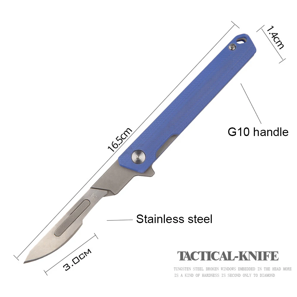 Складной нож G10 для повседневного использования высокопрочный тактический