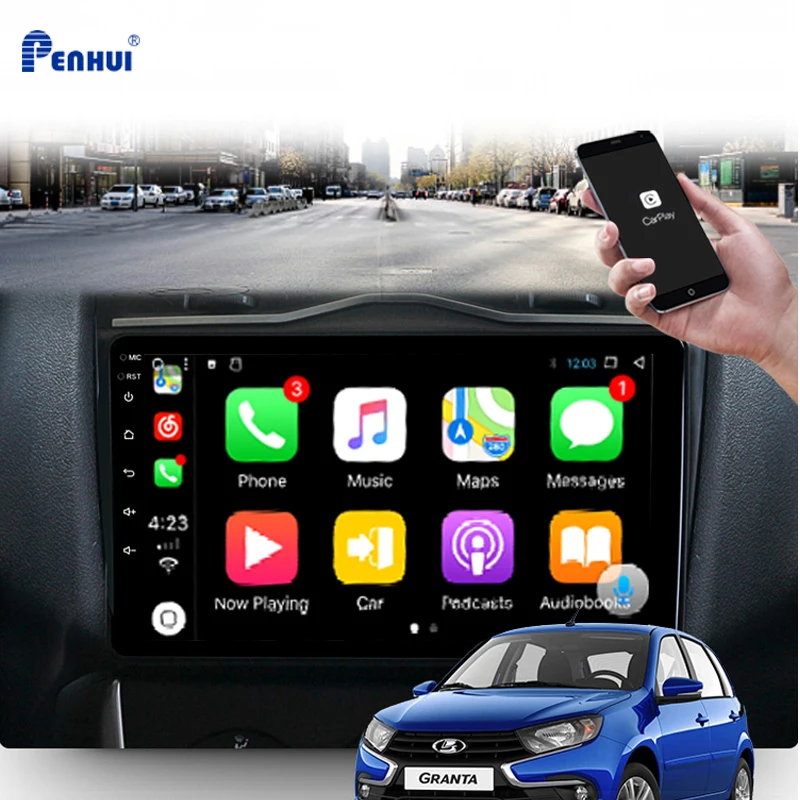 

Android Car DVD For Lada Granta Cross (2018-2019) Car Radio Multimedia Video Player Navigation GPS Android 10.0 Double DIn