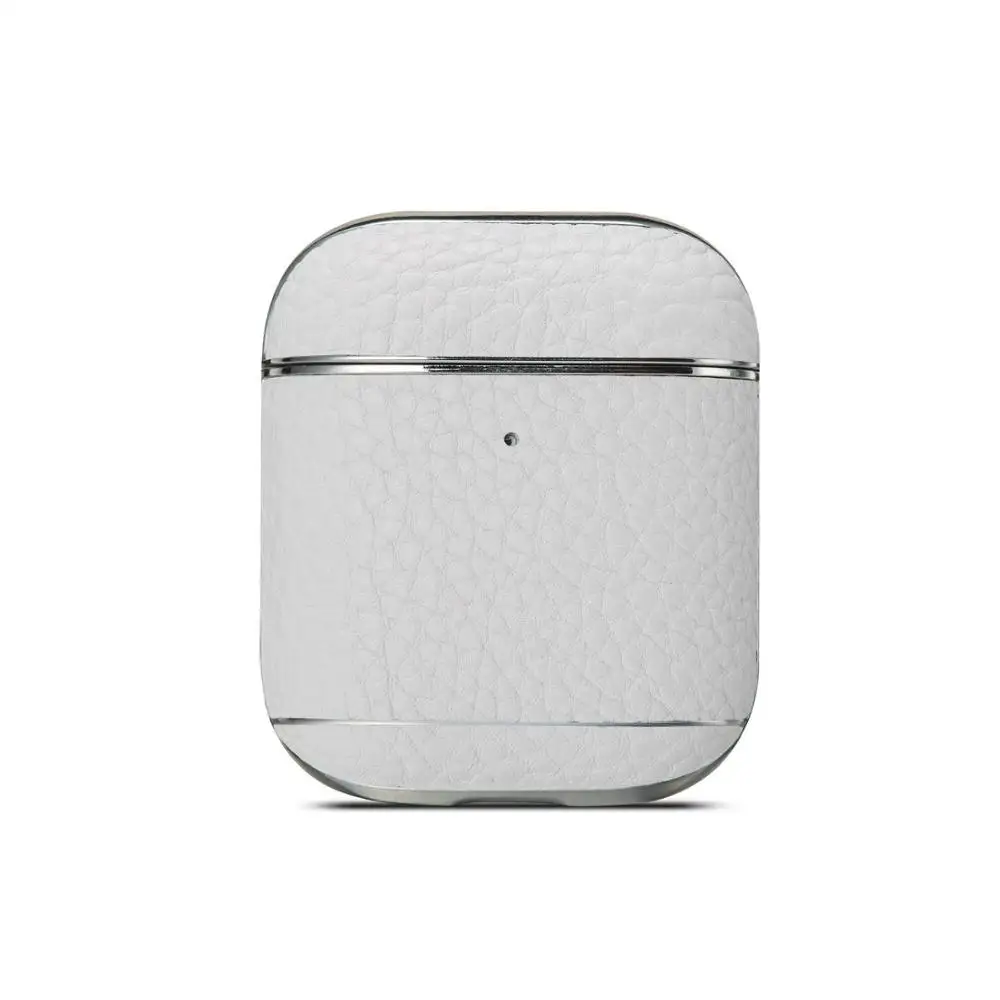 Чехол Airpods для коммерческих дел Чехол из натуральной кожи с покрытием для Apple Airpods 1/2 Зарядная коробка Anti-Fall Dust - Цвет: No hook up