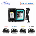С зарядным устройством BL1860, перезаряжаемая батарея 18 в, 400 Ач, Ач, литий-ионная батарея для Makita 18 в, аккумулятор BL1840, BL1850, BL1830, BL1860B, LXT