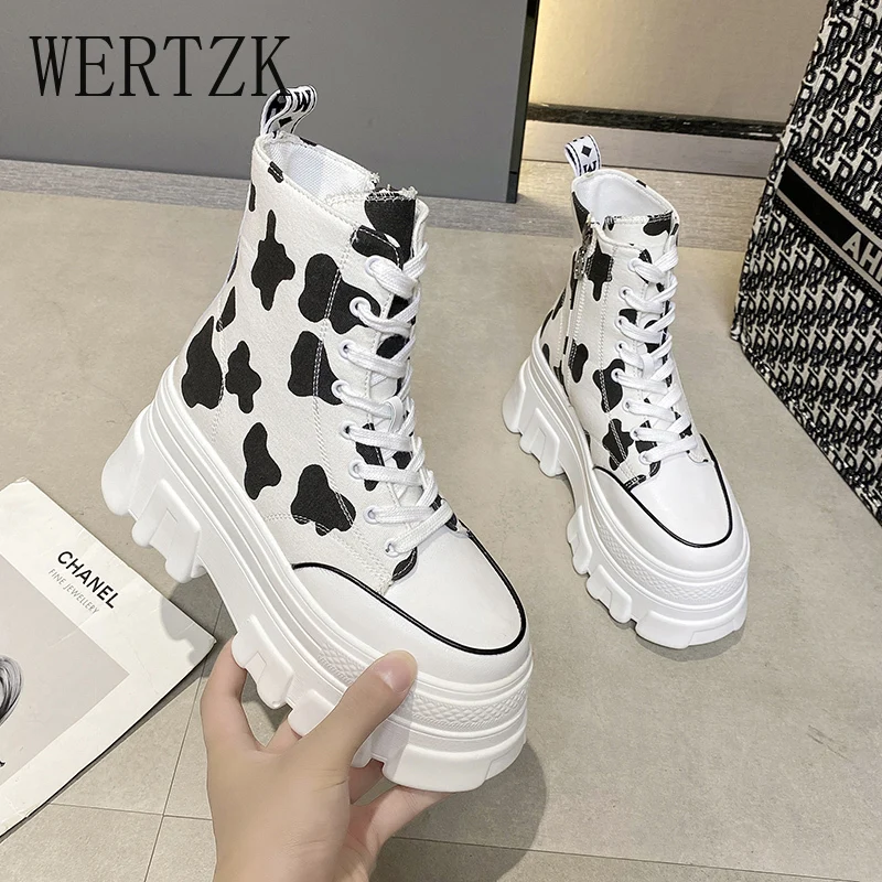 Кроссовки женские высокие на платформе дышащие холщовые кеды модная обувь для