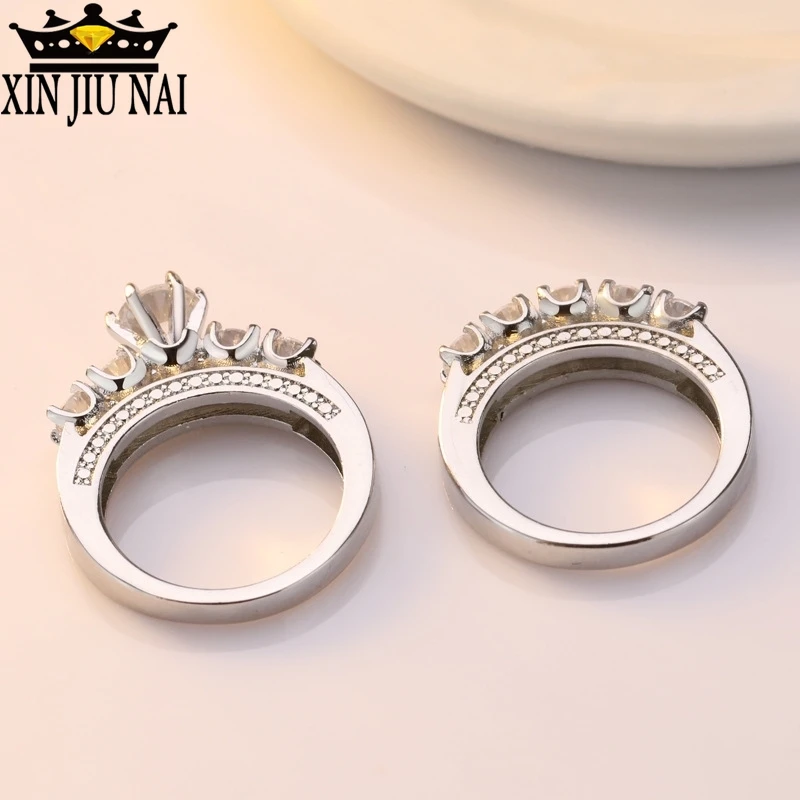 Набор женских колец с камнями и кристаллами в стиле бохо модные обручальные