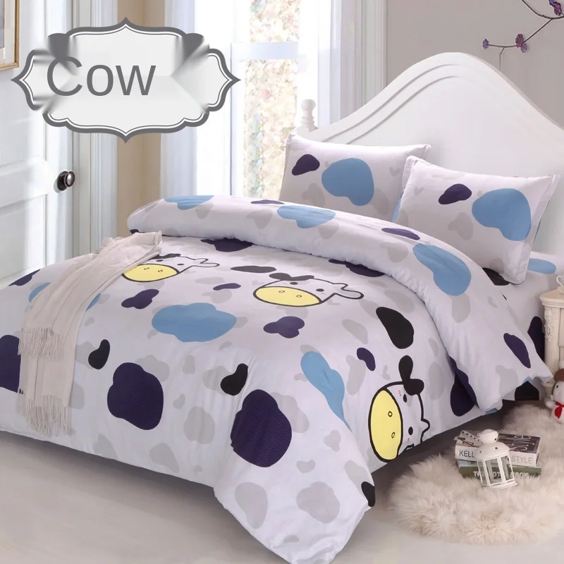 

100% Cotton 4-Piece Set 100% Cotton Quilt Cover Bed Sheet Double Children's Upper and Lower Bunk Single Cartoon 33-Piece Set