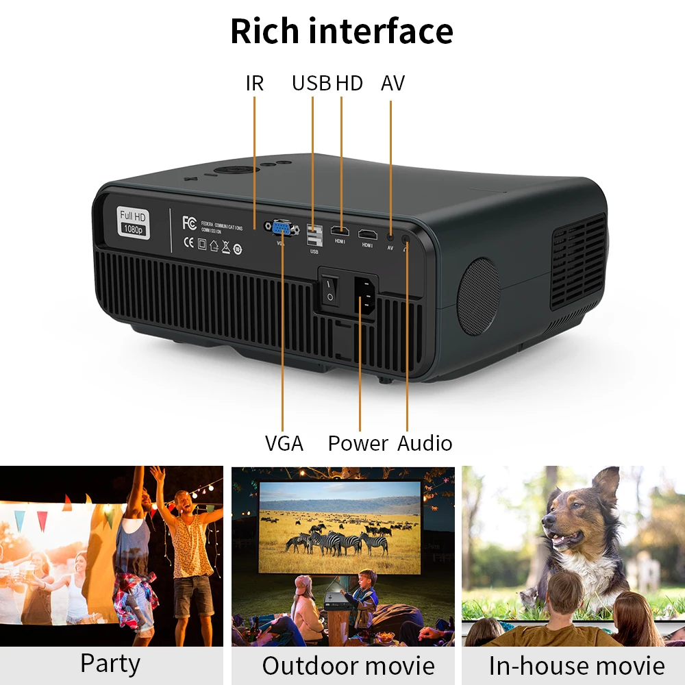 Горячая Распродажа 7200 люмен светодиодный проектор Full HD 1080P Android 6 0 Wifi умный