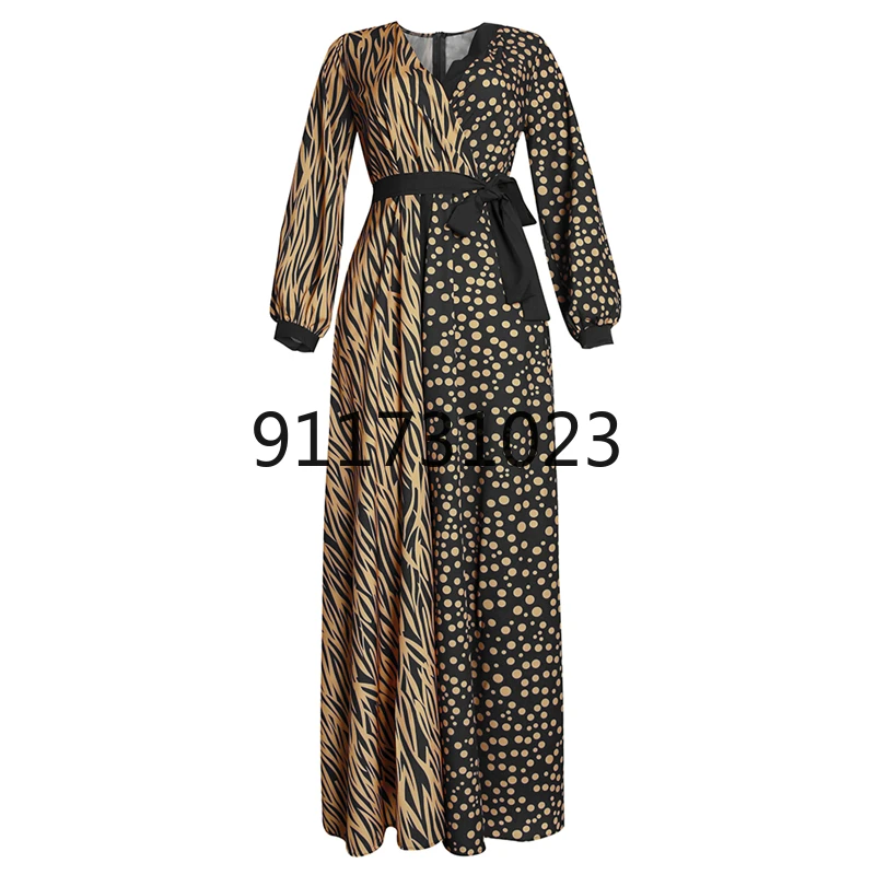 Женское платье с Африканским принтом платья Дашики длинным рукавом вечерние