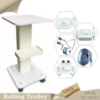 aluminum spa rolling salon trolley abs beauty hair instrument tray cart drawers roller salon trolley beauty tool dentist medical
