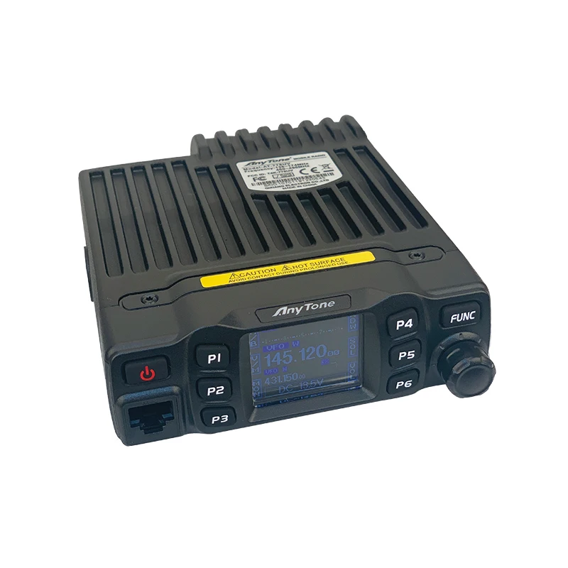 anytone walkie talkie at 778uv dual band vhf 136 174mhz uhf 400 490mhz 25watt 200ch fm mobile radio free global shipping