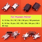 Разъем Micro USB для зарядки Huawei Honor 9 9i 9x 9c 8 8x 8c 8a 8s Lite Pro Premium Max, 50 шт.