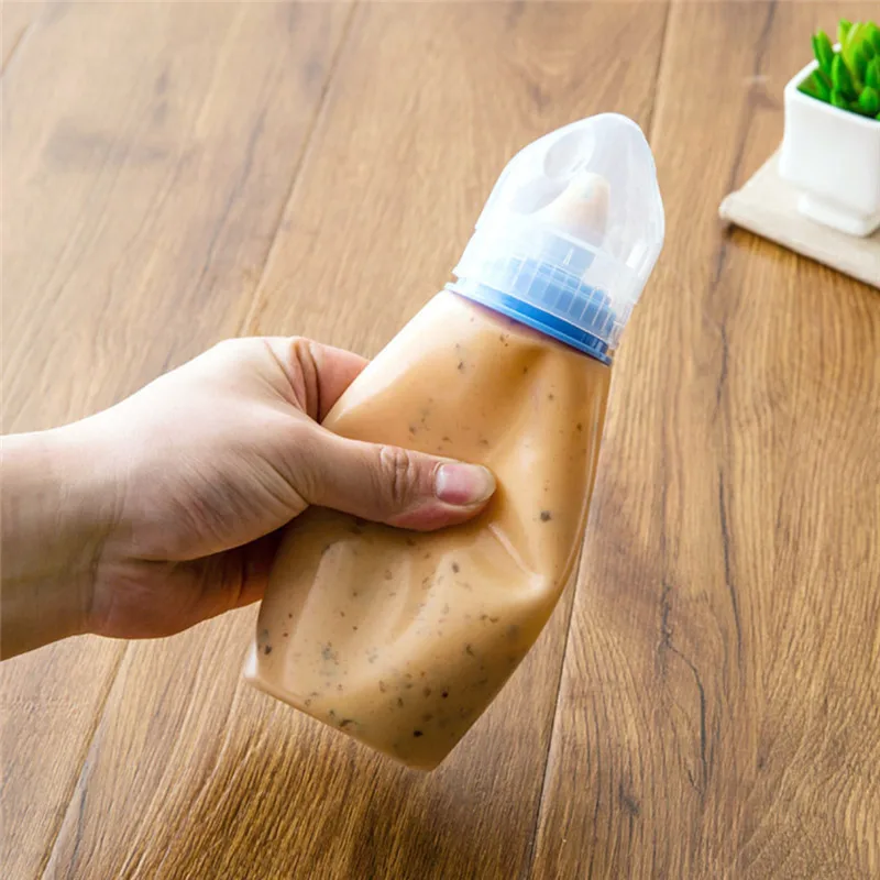 BPA Бесплатная пластиковая бутылка для барбекю соуса приправ диспенсер кетчупа