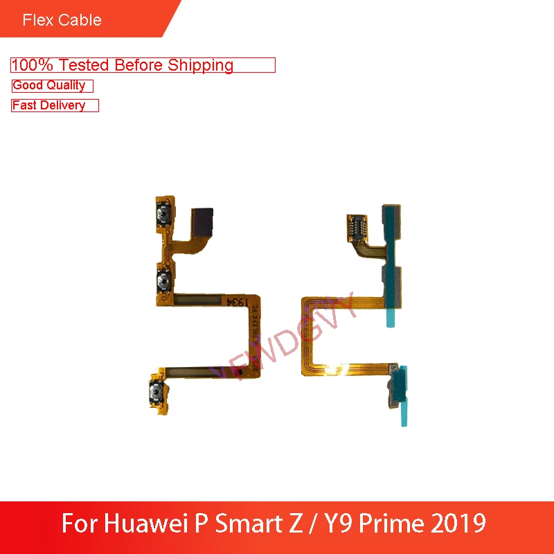 Сменный гибкий кабель для Huawei P Smart Z/Y9 Prime 2019 с кнопкой включения и