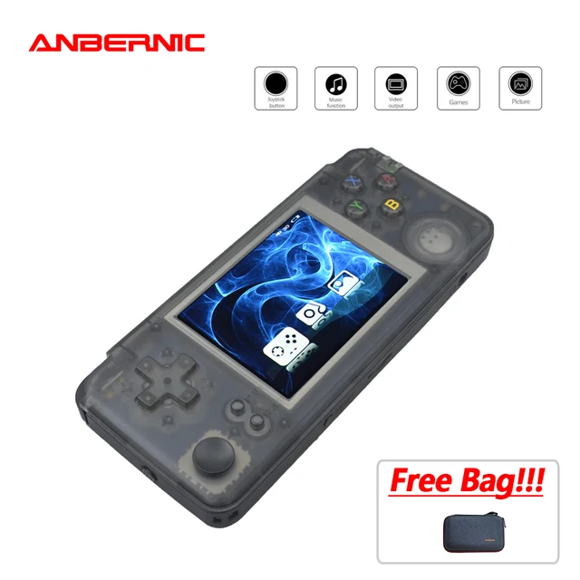 ANBERNIC RS97 Retro game Video game Built-in 5000 games Simulators 64 BIT RS-97 Portable Handheld Game Console TV output Gift 1