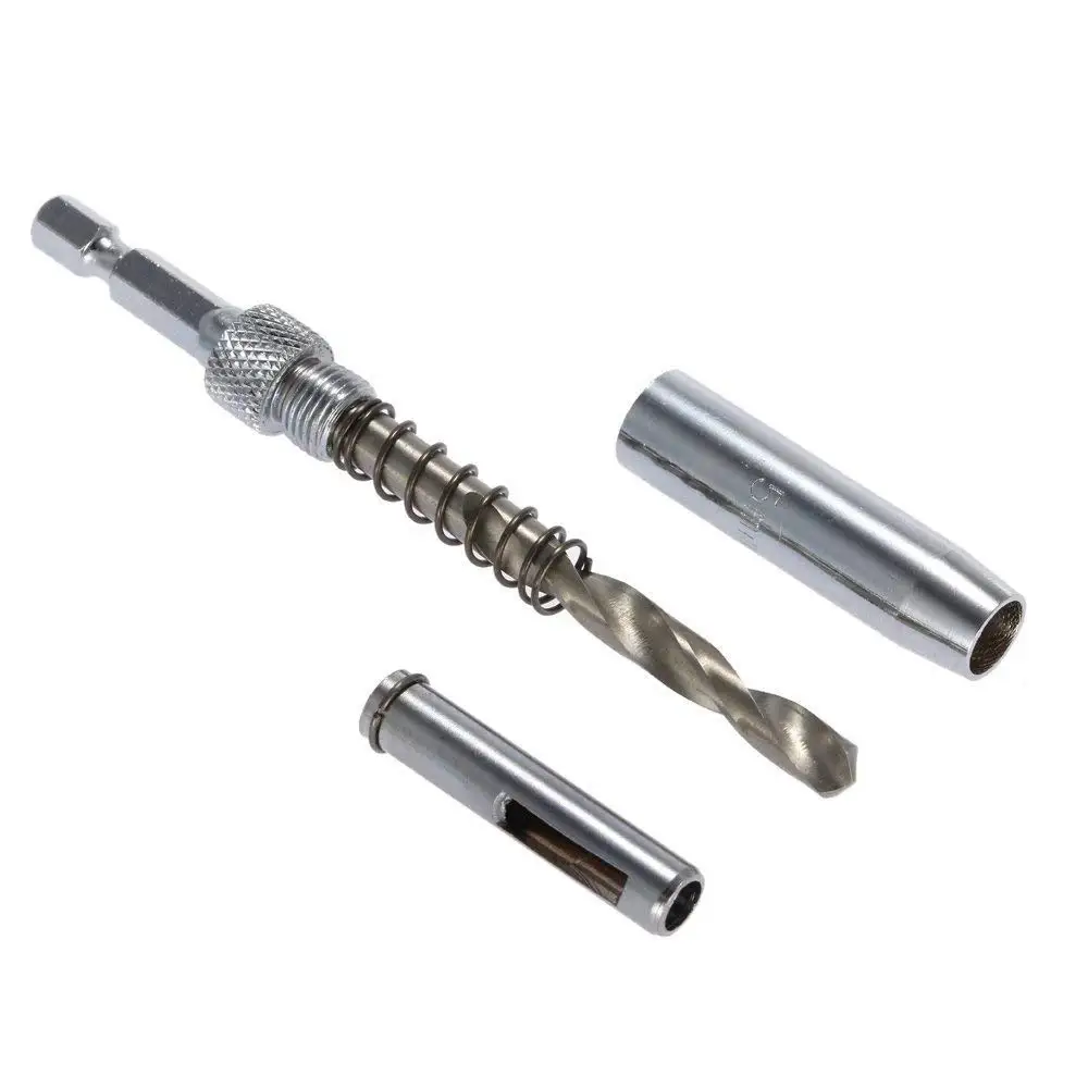 

1Set Center Drill Bit Doors Self Centering Hinge Tapper Core Drill Bit Set Hole Puncher Woodworking Tools 5/64"- 1/4"