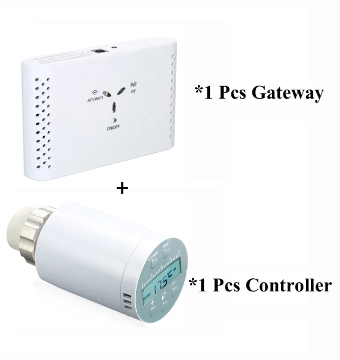 Standard kit SEA801-WIFI термостат регулятор температуры нагрева и точный TRV термостатический клапан радиатора программируемый голосовой контроллер - Цвет: Standard kit