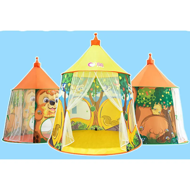

Toy Tents Adorable Owl Castle Playhouse Space Theme Foldable Little Prince And Princess Tent Sturdy Game House For Children Gift