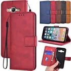 Кожаный чехол для Samsung Galaxy J2, J3, J4, J5, J6, J7 Neo, Nxt, Grand Prime 2016, 2017, 2018, S8, S9, S10, S20 Plus, чехол-бумажник, чехол для телефона