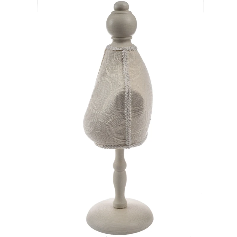 Винтажный деревянный Кружевной Белый манекен ювелирная рама подвесное ожерелье