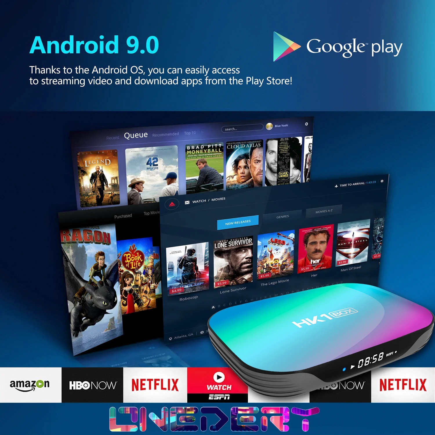 8K Ultra HD Android ТВ приставка Android 9,0 Смарт ТВ приставка 5G wifi 8K HDMI 2,1 USB 3,0 четырехъядерный процессор Amlogic ОТТ ТВ приставка телеприставка