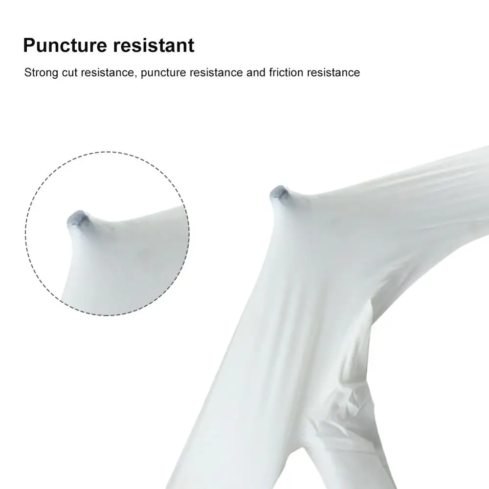 100 шт Одноразовые Перчатки Белый нитрил перчатки хозяйственные для уборки еды