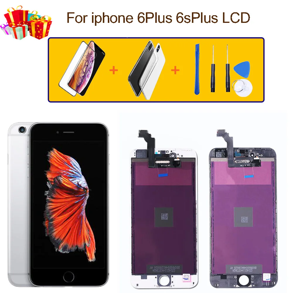 Grade AAA+++ Screen For iPhone 6 6S 7 8 Plus LCD With 3D Touch Assembly Display Replacement 5 5S 5SE No Dead Pixel | Мобильные
