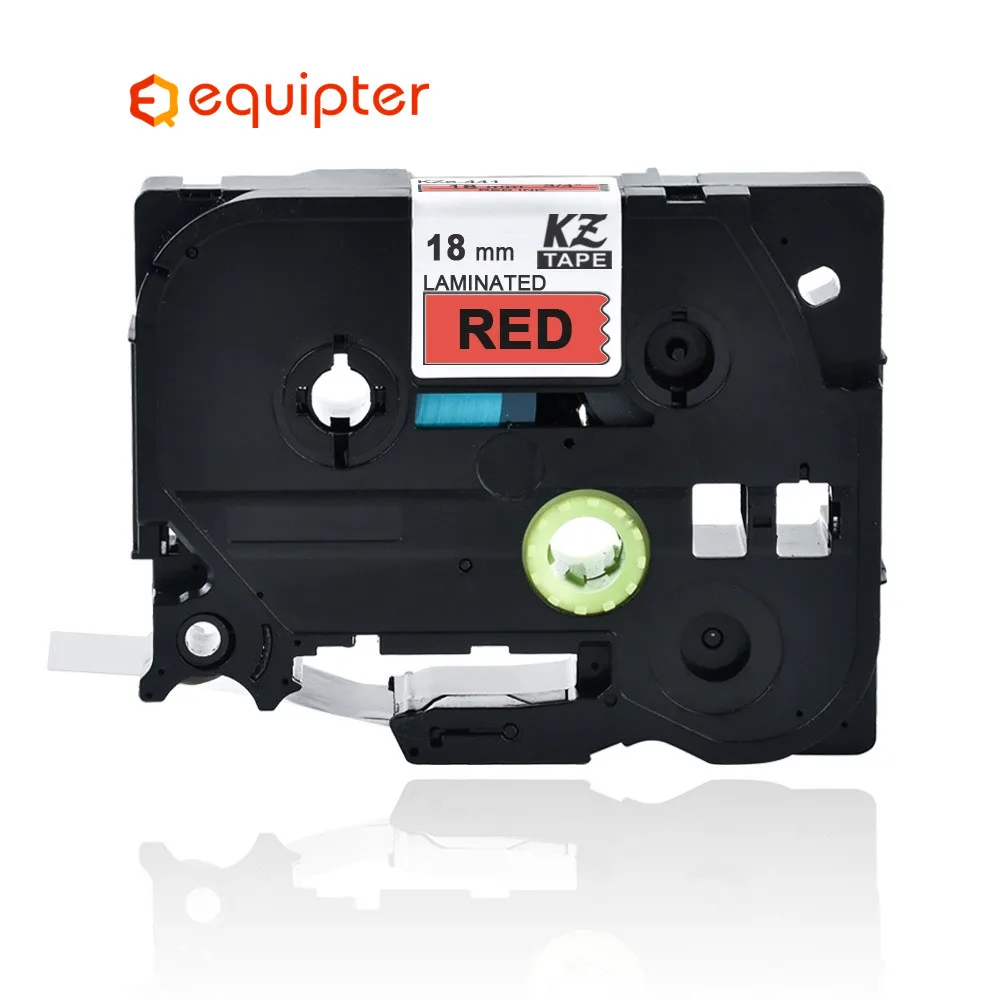 

Tze441 18mm black on red label tape Compatible Brother p-touch printers tze tape laminated tze-441 tz-441 tz441 tze441 ribbon