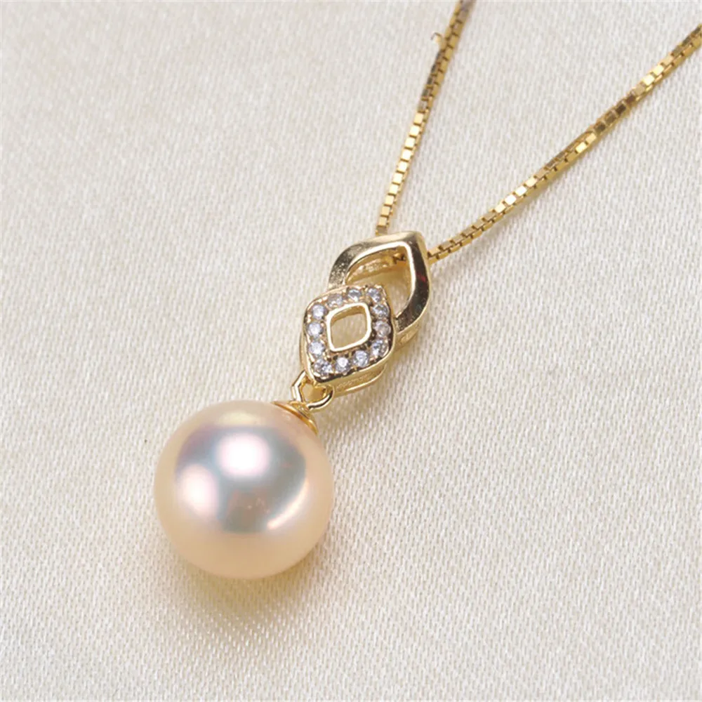 

Special Offer 925 Sterling Silver Pearl Pendant Necklace Pendant Findings Jewelry Parts Fittings Women Accessories