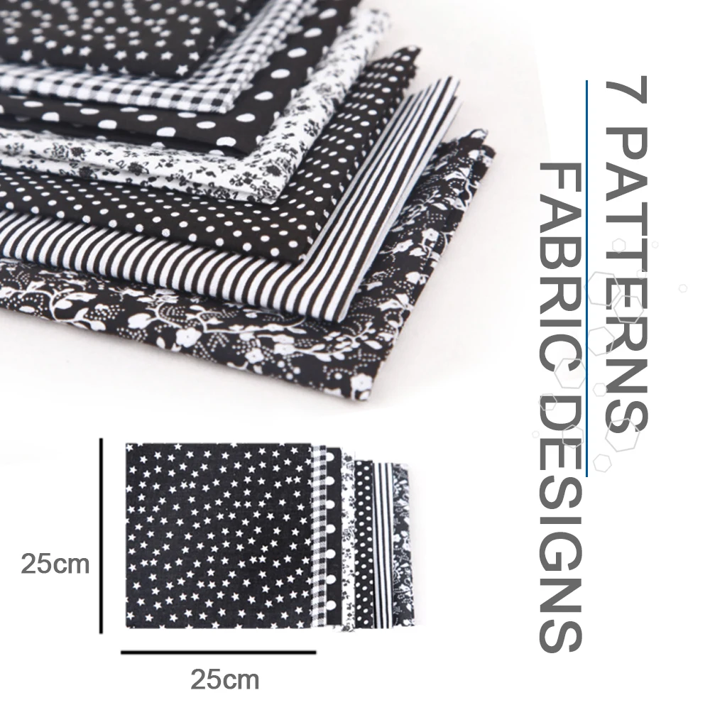 Набор для шитья сделай сам 7 шт. хлопчатобумажная ткань двора Лоскутная Ткань