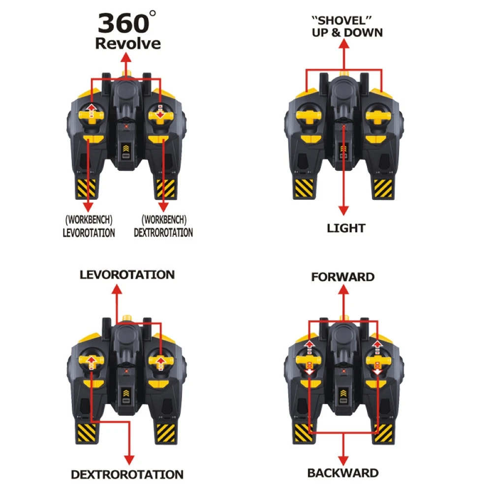 conusea 124 rc грузовик гусеничный трак