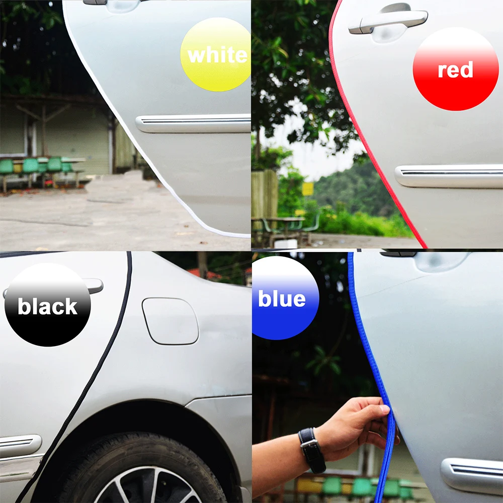 

Универсальная защита для края автомобильной двери, хромированный Стайлинг автомобиля, уплотнительная лента для дверей багажника, герметич...