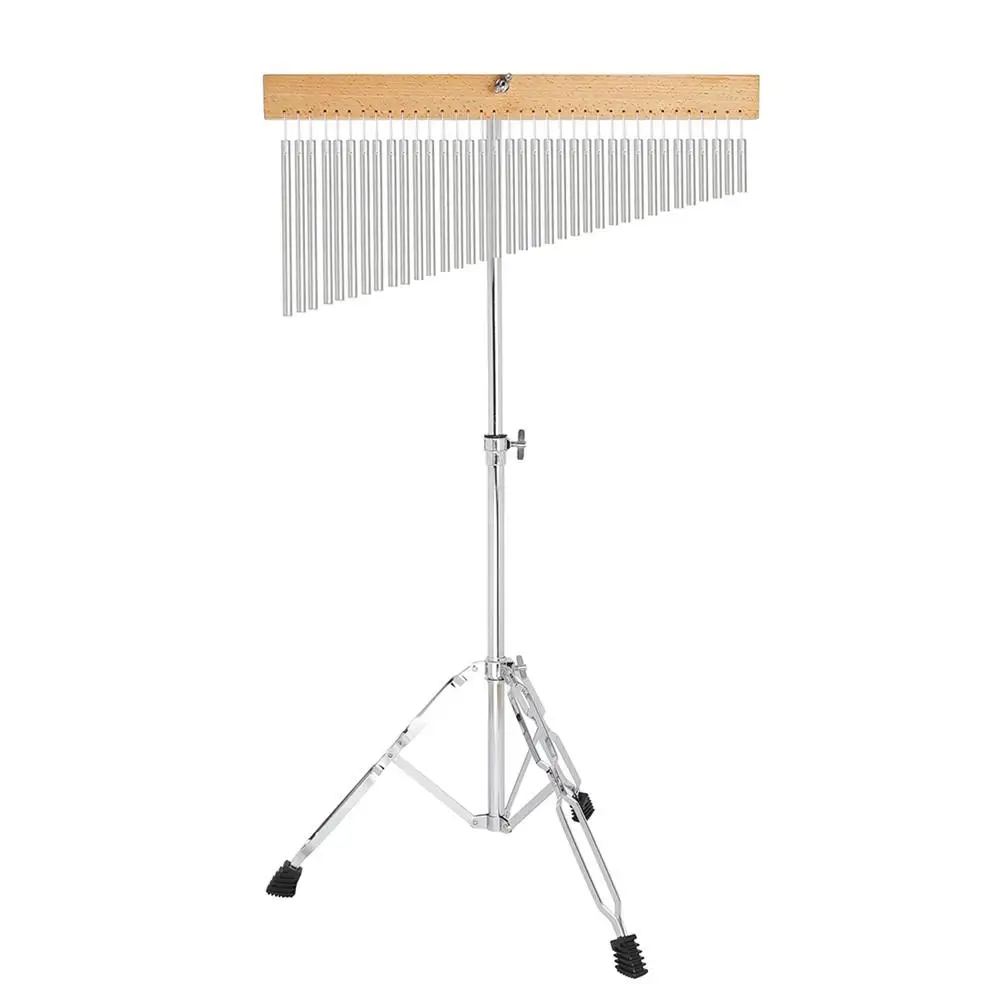 

Top quality FL-36 36-Tone Bar Chimes Music Bell Single Row Wind Chime Musical Percussion Instrument with Tripod Stand and Strick