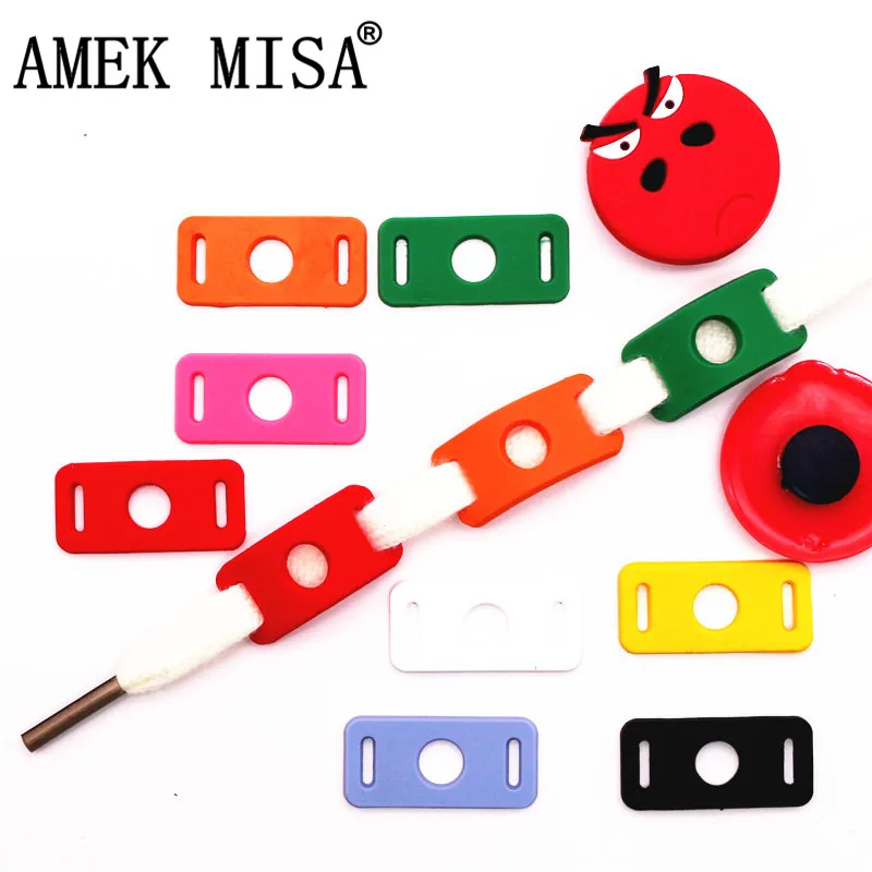 6pcs/lot PVC Shoe Decorations Shoelace Buckle Casual/Sports Shoe Accessories Shoe Laces Charms Ornament
