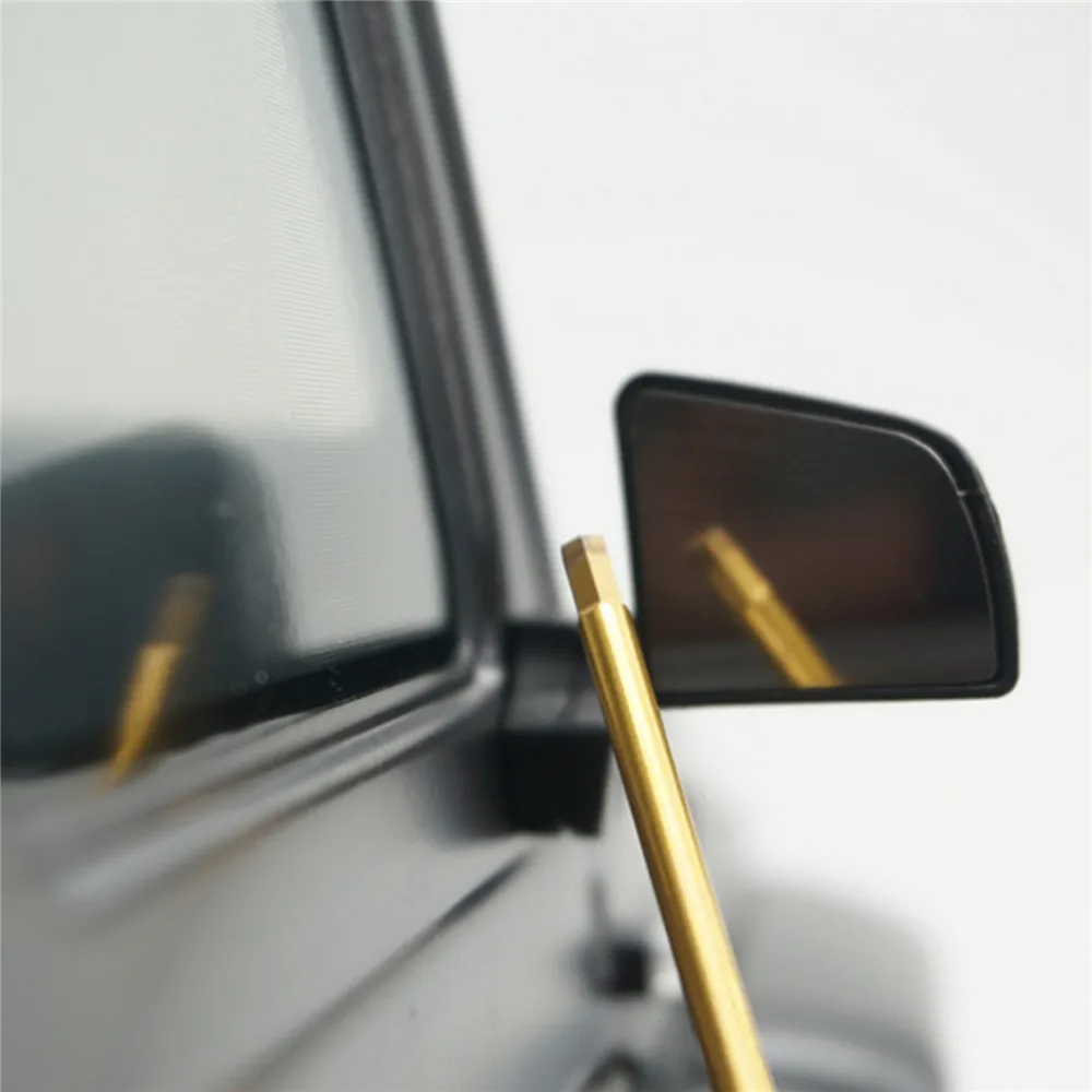 1 пара запасных зеркал заднего вида с имитацией отражающего для 1/10 Traxxas TRX6 G63 6x6