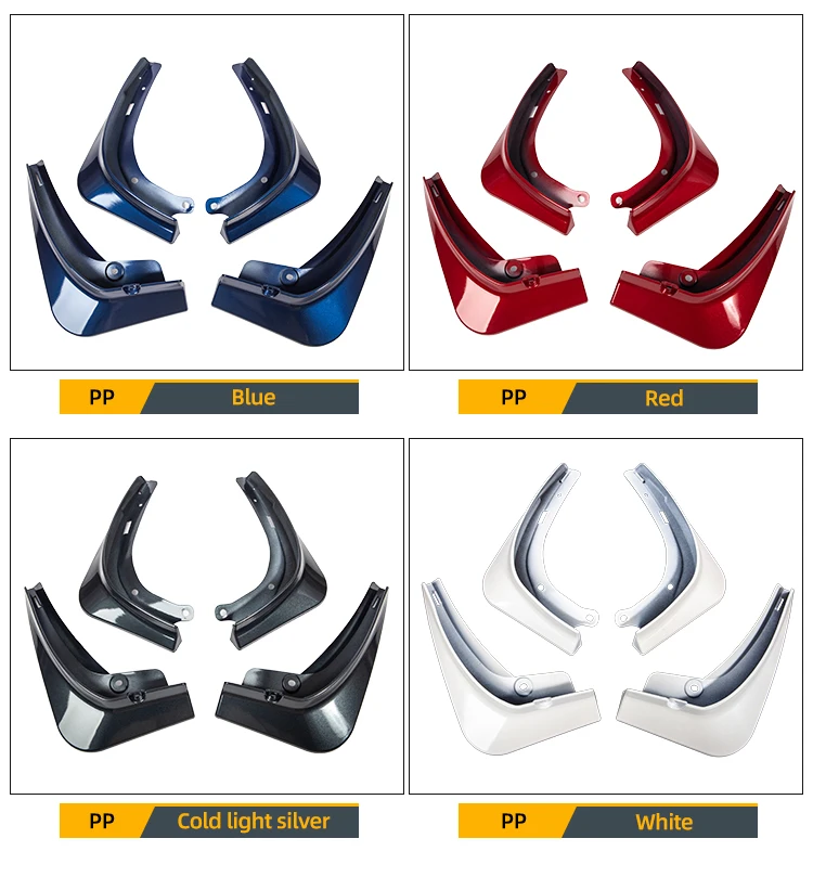 Брызговики для Tesla модель 3 Y 2021 4 шт./компл. | Автомобили и мотоциклы