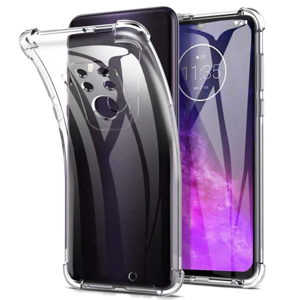 

For Motorola One Zoom XT2010 Case Heavy Duty Drop-proof Soft Silicone TPU Clear Case For Motorola Moto One Zoom MotoZoom Coque
