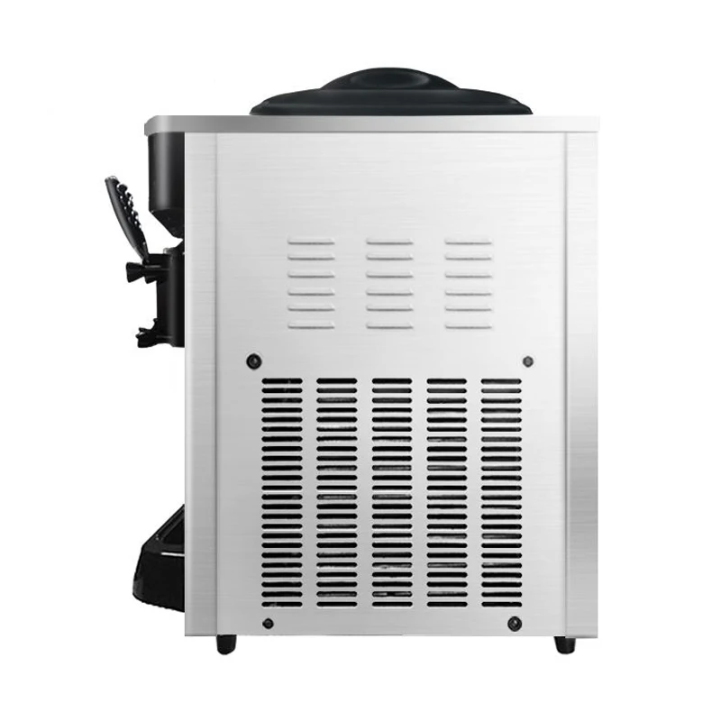 Commercial Ice Cream Maker Machine Stainless Steel Table Top Mini Three Flavors Yogurt | Бытовая техника