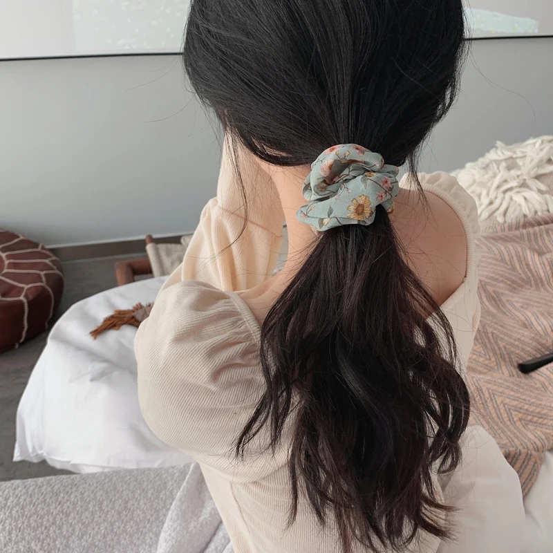 

2020 Fashion Hair Accessories Korean Women Hearwear Girls Hair Tie Elastic Hair Bands Lady Scrunchies Ponytail Holder Rope