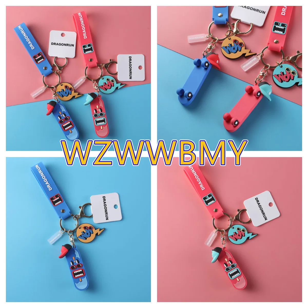 

Finger Skateboard Keychain Finger Boards Mini Skate Keyring Kids Boys' Creative Toys Bag Car Pendant Chain Accessories Jewelry