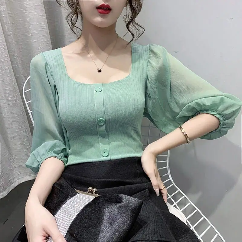 

New 2021 Fashion Cotton Women Summer T-Shirts Solid Short Sleeve Plus Size Korean Loose Female Basic Tshirt Casual Girl Tees 131