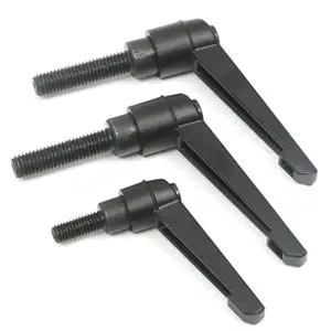 Винты M5 M6 M8 M10 M12 с зажимом, Регулируемая рукоятка рычаг механизма L, с наружной резьбой, болт, 1 шт.