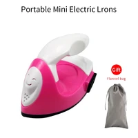 mini electric iron portable iron heat transfer machine electric iron craft for patches applicator for patches garment travel iro