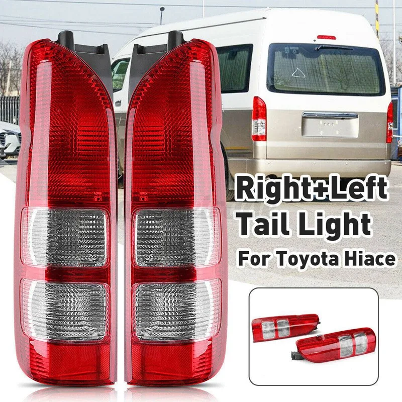 

Pair Car Tail Light Rear Brake Lamp Signal Light for Toyota Hiace HiAce/Commuter 2005-2019 Tail Light with Harness