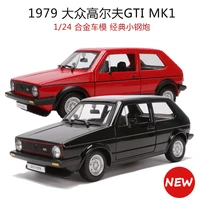 124 high simulation 1979 glof gti mk1 alloy model metal racing vehicle play model sport cars toys for kids gift