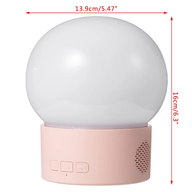 

2 in 1 Christmas Ball Projection Lamp USB Romantic 360 Degree Rotation Projector Night Light with 6 Films Music for Kids Bedroom