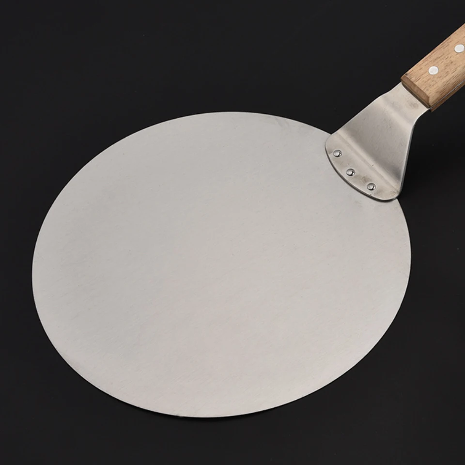 Лопата для пиццы большая толстая деревянная искусственная круглая торта