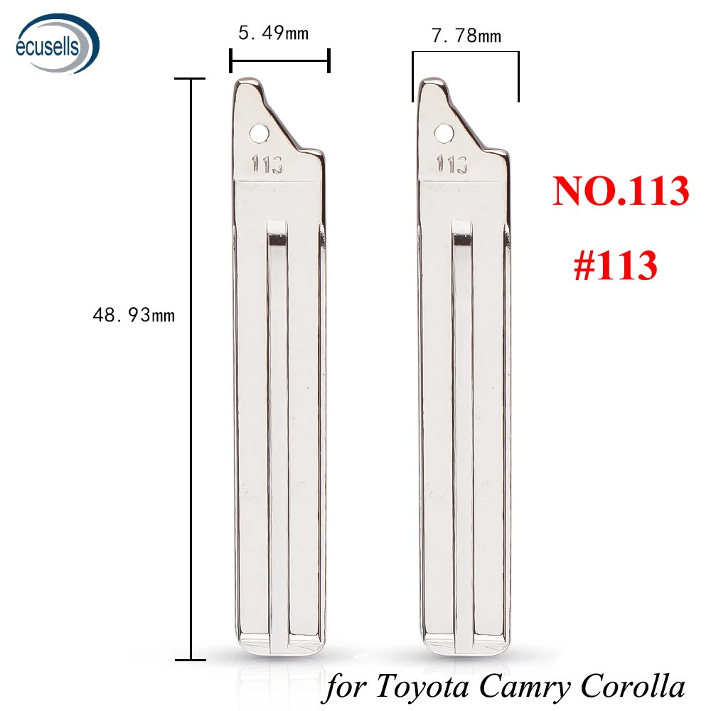 10 шт. Универсальные пульты дистанционного управления 113 # для пульта Toyota Camry Corolla KD