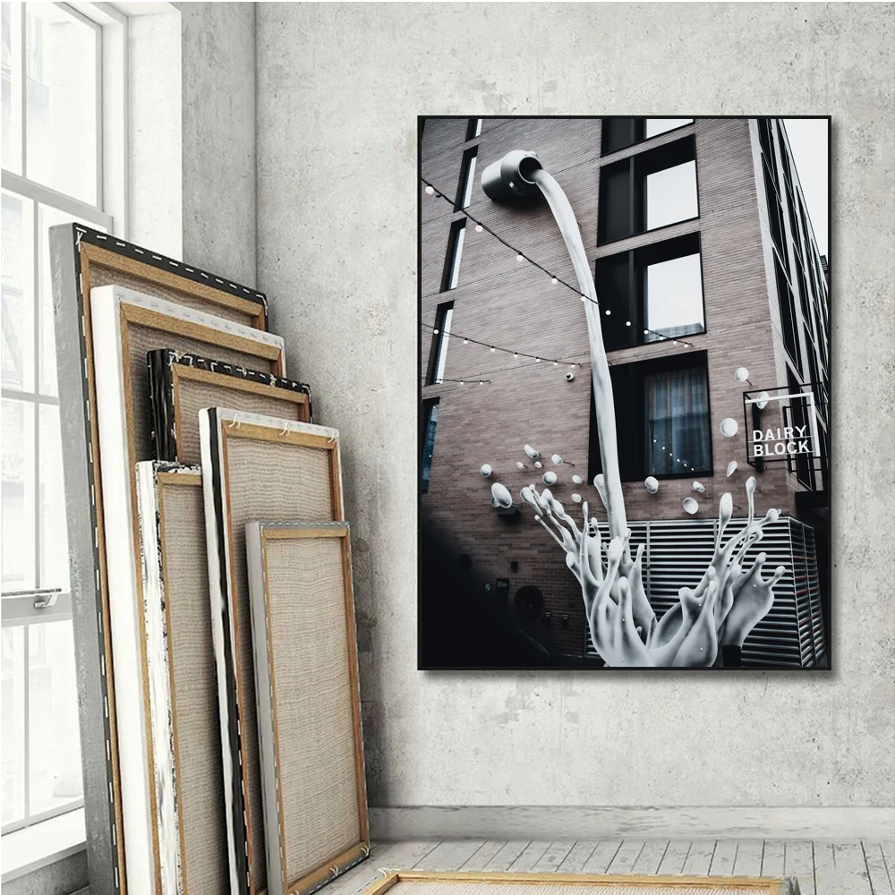 

Hanging Country House Pictures for Living Room Teen HD Anime Poster Home Decorative Painting Room Decoration Wall Painting
