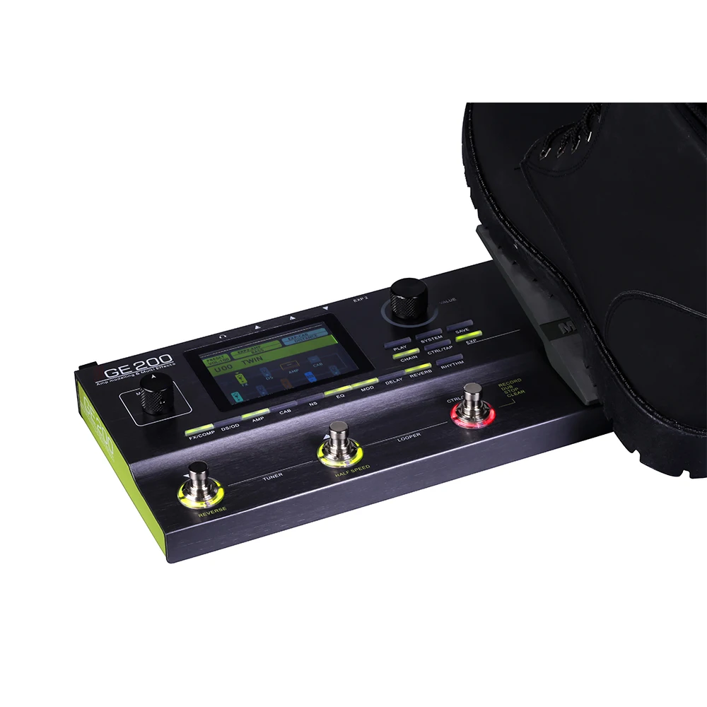 Моделирование и педаль эффектов MOOER GE200 55 моделей усилителей 26 динамиков 70 52s