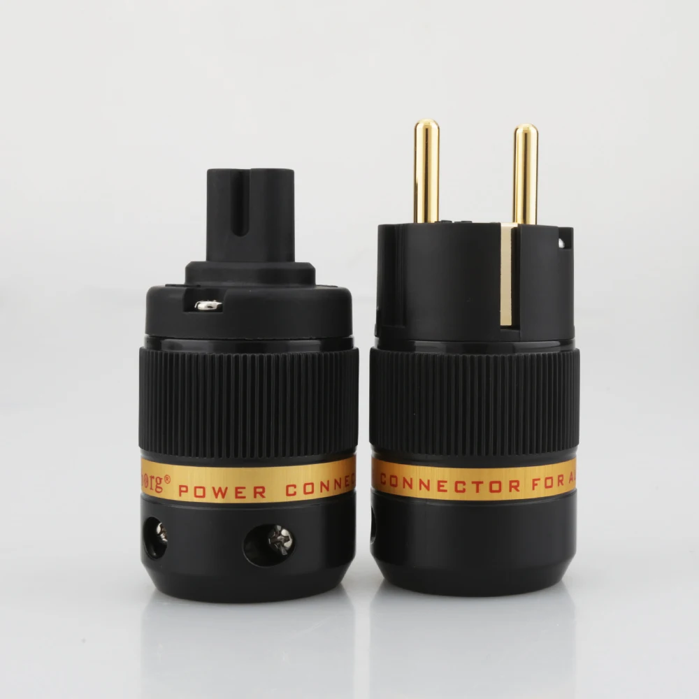 Штекерный соединитель электропитания с позолоченным аудио покрытием VF508G +