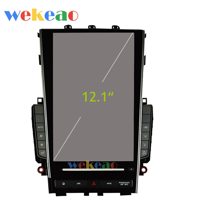 Wekeao вертикальный экран Tesla стиль 12 1 &quot1 Din Android 8 автомобильный dvd-плеер GPS 4G авто